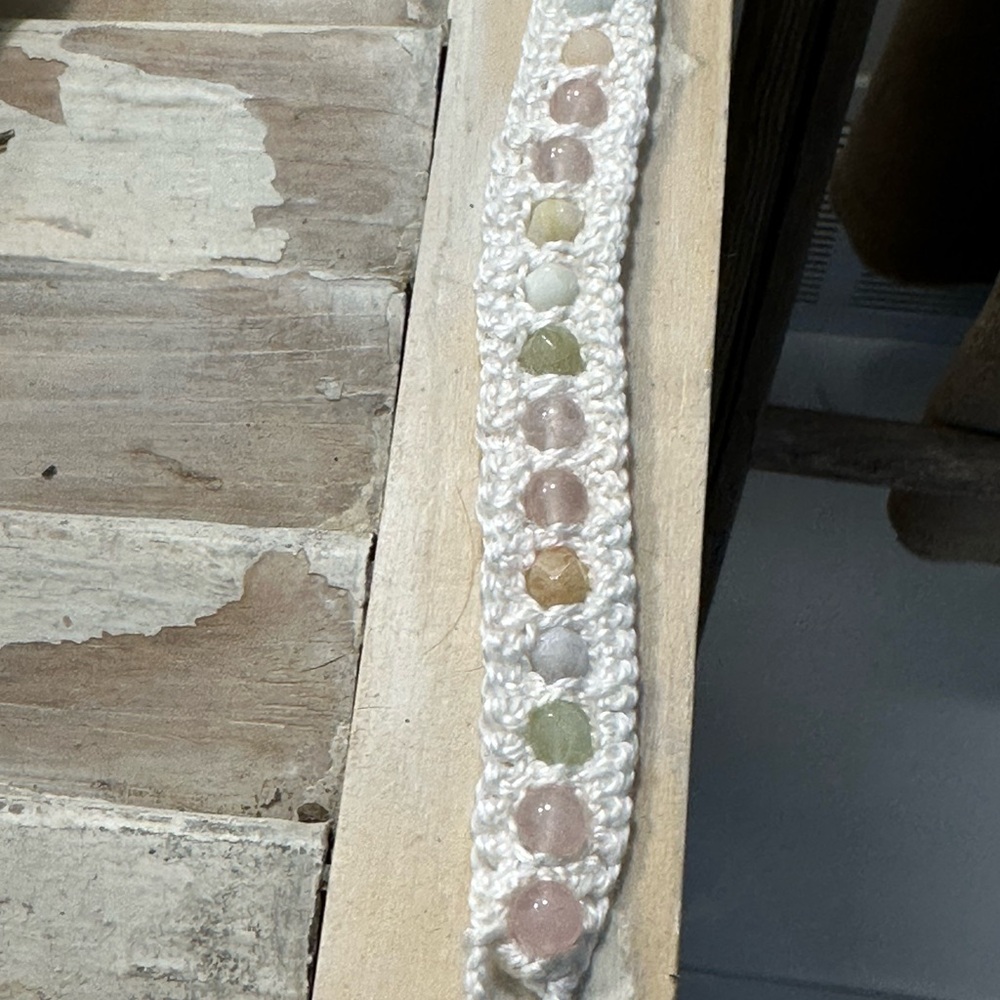 Handmade Beaded Crochet Bracelet